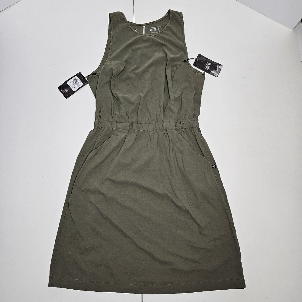 Mountain Hardwear Dynama 2 Tank Dress Woman's S/P NWT  Army Green.